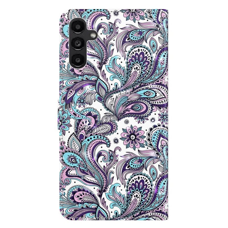 Leren Hoesje Voor Samsung Galaxy A55 5g Strapless Impatiens