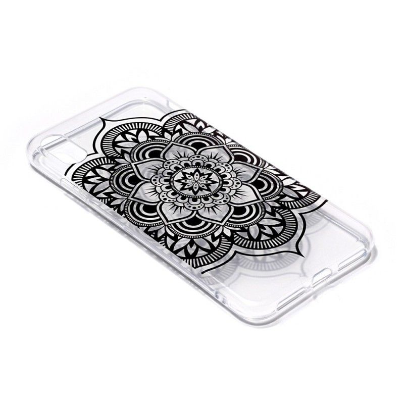 Cover Hoesje iPhone XS Telefoonhoesje Transparante Klassieke Mandala