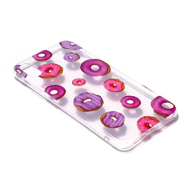 Hoesje voor iPhone XS Transparante Donutswaaier