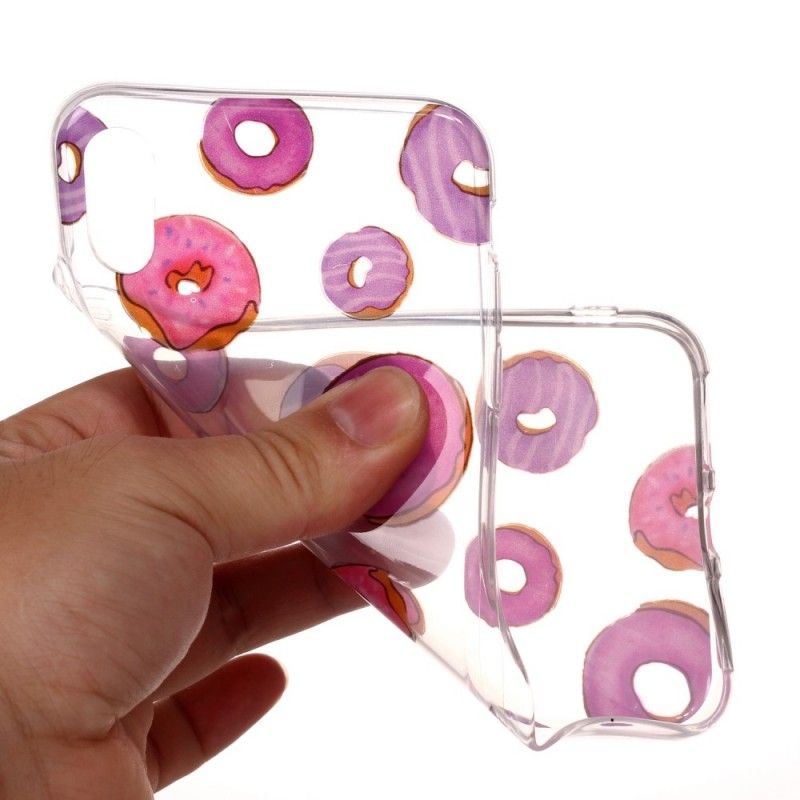 Hoesje voor iPhone XS Transparante Donutswaaier