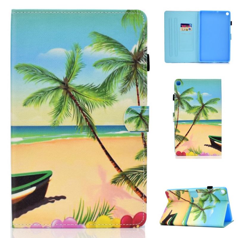 Bescherming Hoesje Samsung Galaxy Tab A 10.1 (2019) Telefoonhoesje Strand