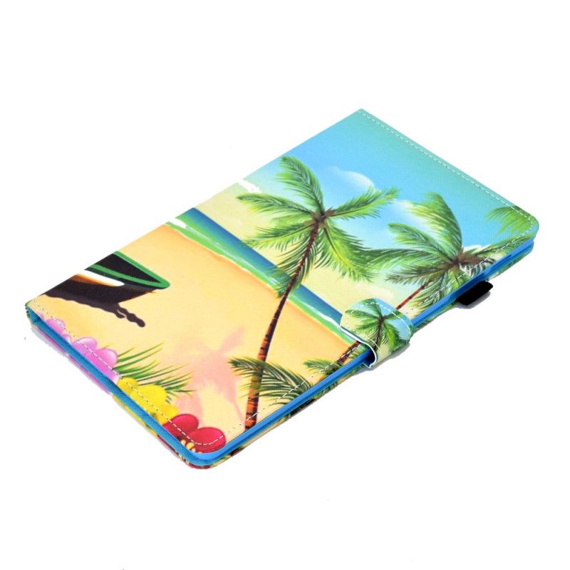 Bescherming Hoesje Samsung Galaxy Tab A 10.1 (2019) Telefoonhoesje Strand