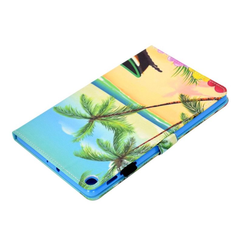 Bescherming Hoesje Samsung Galaxy Tab A 10.1 (2019) Telefoonhoesje Strand