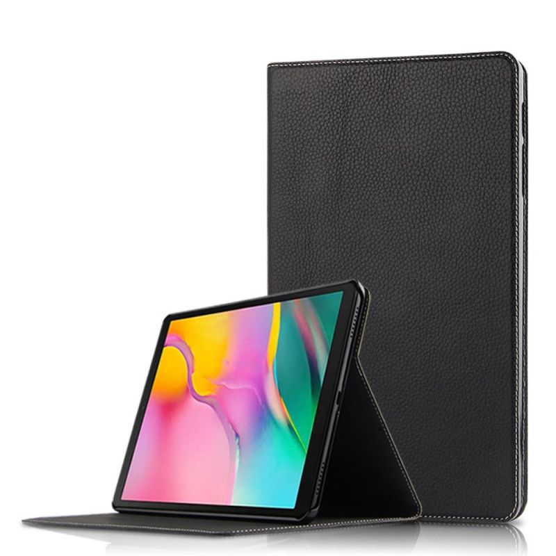 Case Samsung Galaxy Tab A 10.1 (2019) Telefoonhoesje Echt Eersteklas Leer