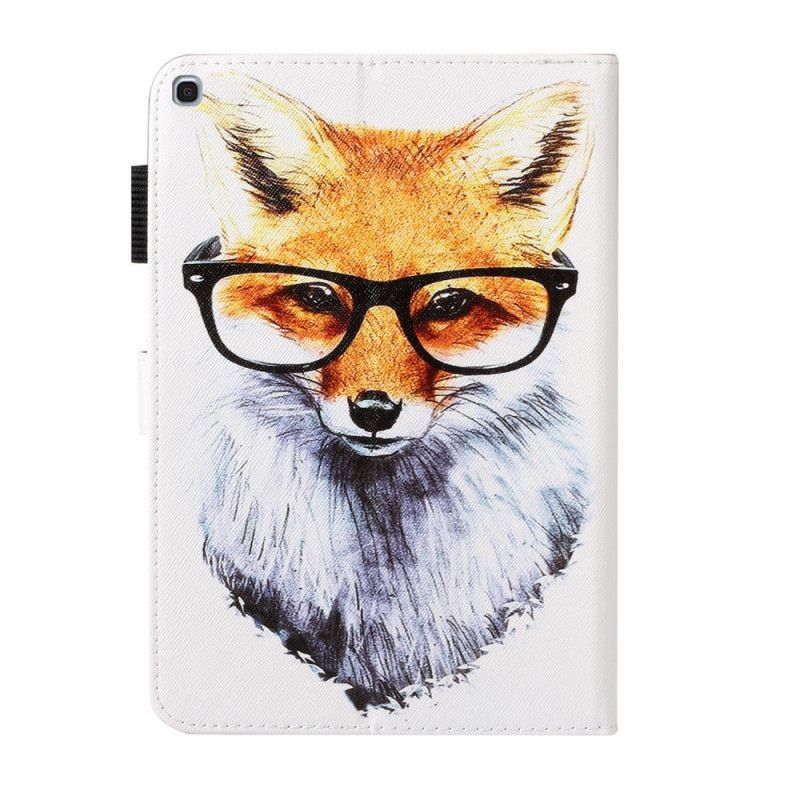 Cover Folio-hoesje Samsung Galaxy Tab A 10.1 (2019) Telefoonhoesje Intellectuele Vos