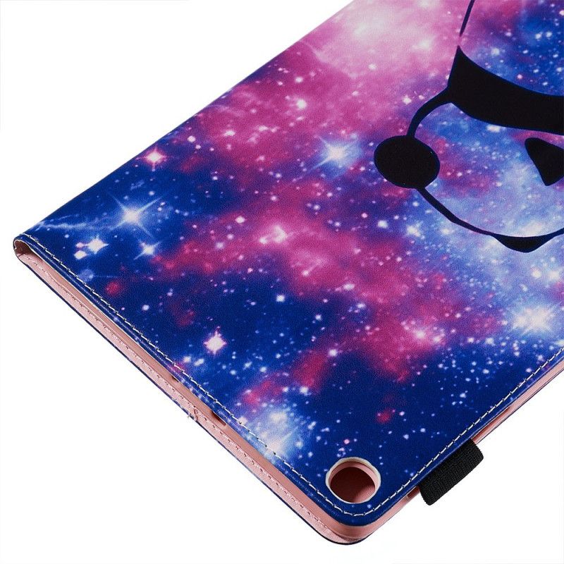 Cover Folio-hoesje Samsung Galaxy Tab A 10.1 (2019) Telefoonhoesje Ruimtepanda