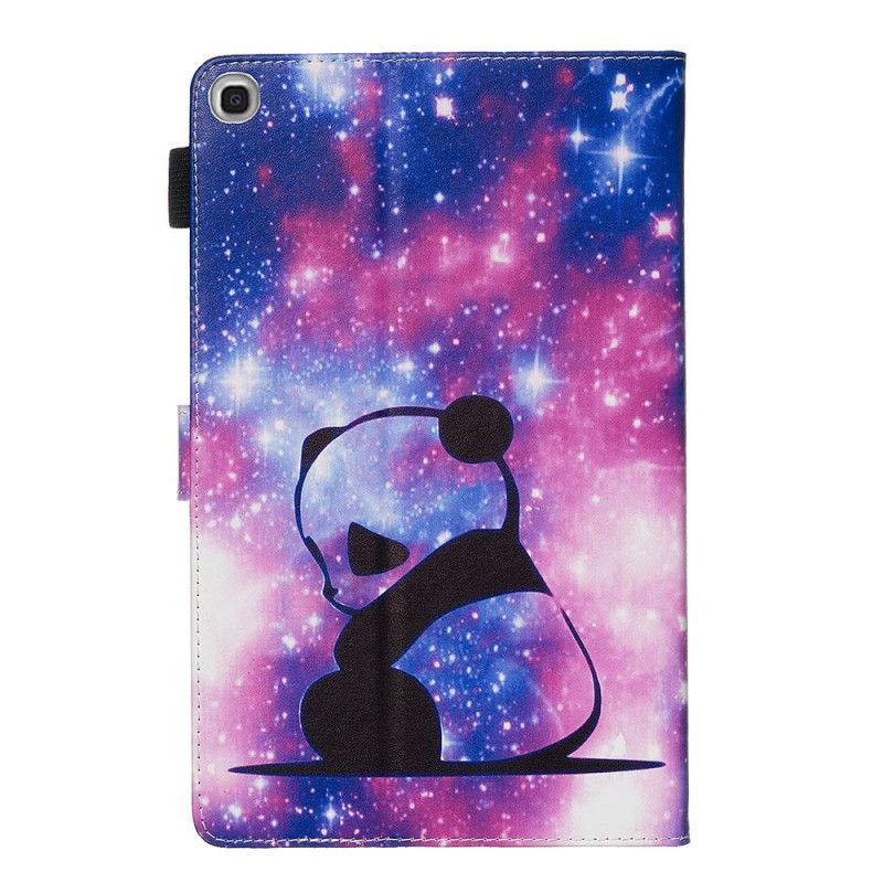 Cover Folio-hoesje Samsung Galaxy Tab A 10.1 (2019) Telefoonhoesje Ruimtepanda