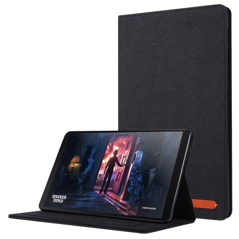 Cover Samsung Galaxy Tab A 10.1 (2019) Grijs Zwart Stof