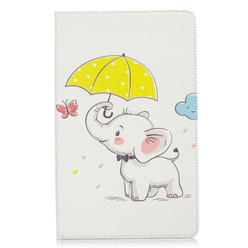 Cover Samsung Galaxy Tab A 10.1 (2019) Olifant In De Regen