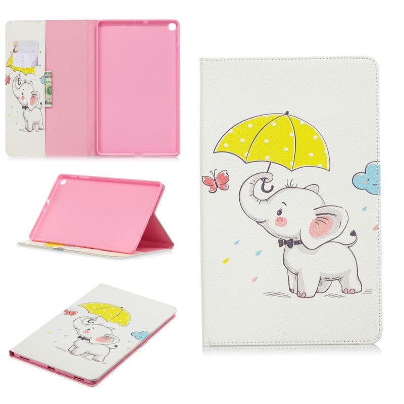 Cover Samsung Galaxy Tab A 10.1 (2019) Olifant In De Regen