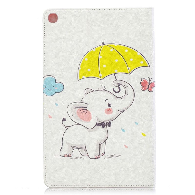 Cover Samsung Galaxy Tab A 10.1 (2019) Olifant In De Regen