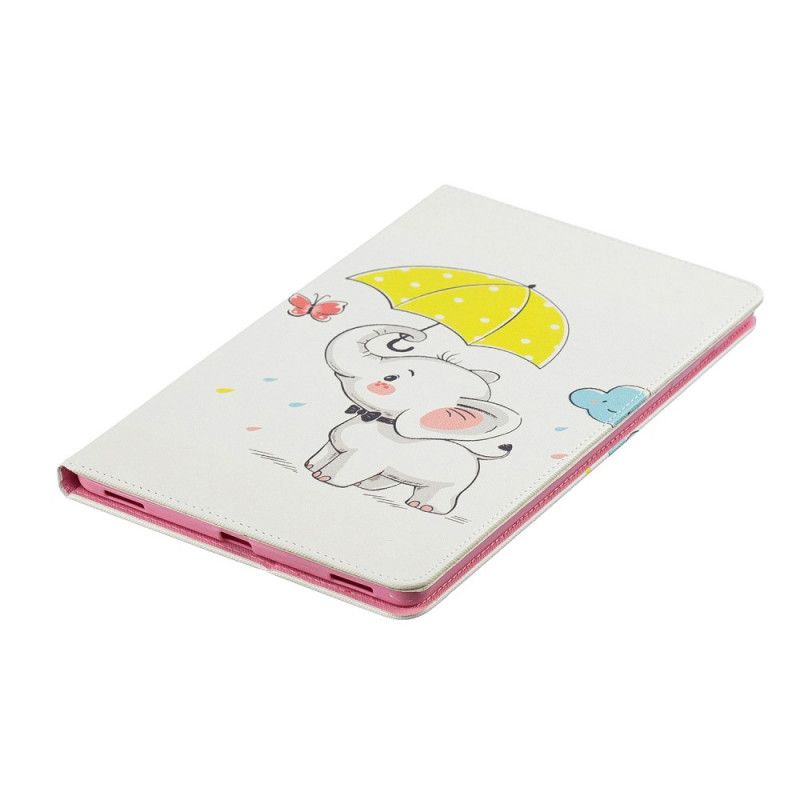 Cover Samsung Galaxy Tab A 10.1 (2019) Olifant In De Regen