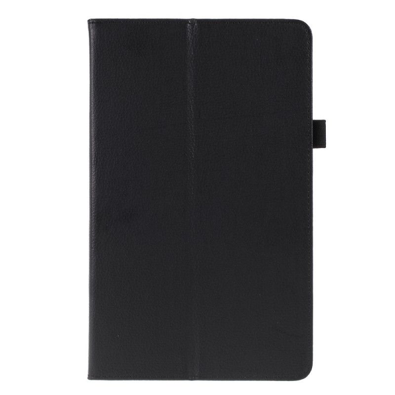 Cover Samsung Galaxy Tab A 10.1 (2019) Wit Zwart Kunstleer