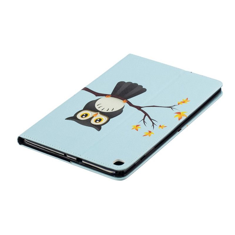 Cover voor Samsung Galaxy Tab A 10.1 (2019) Uil Op Zijn Tak