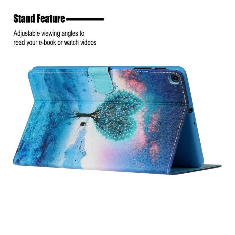 Flip Case Leren Samsung Galaxy Tab A 10.1 (2019) Hartboom