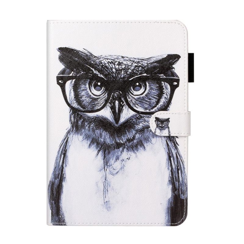 Flip Case Leren Samsung Galaxy Tab A 10.1 (2019) Intellectuele Uil