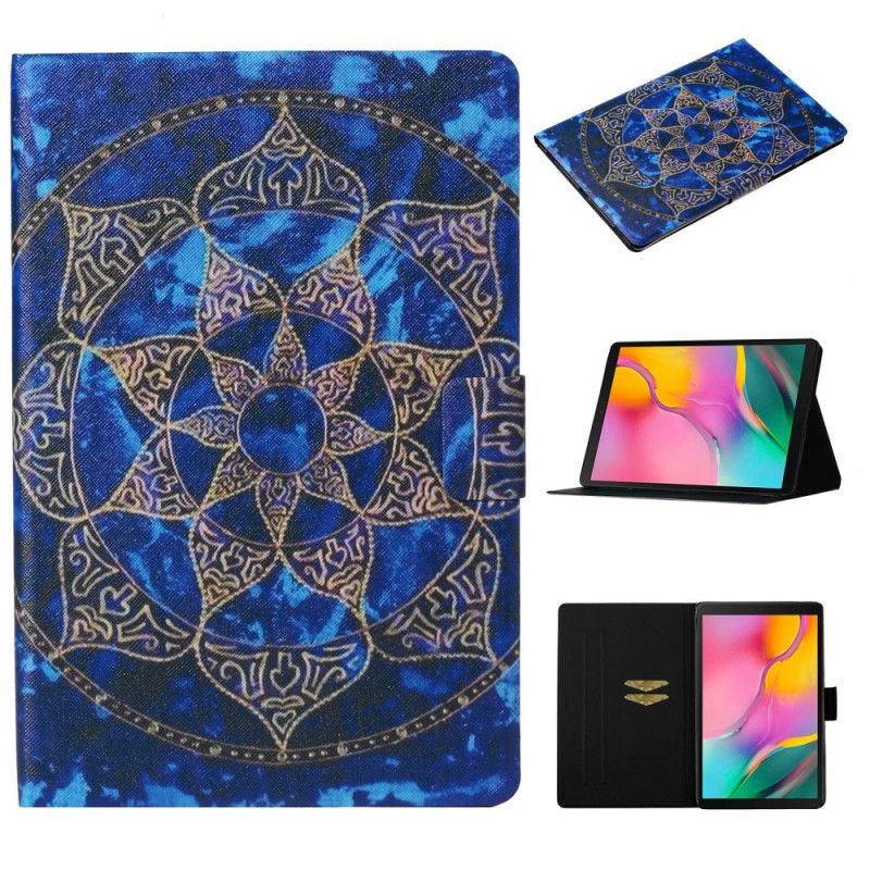 Flip Case Leren Samsung Galaxy Tab A 10.1 (2019) Koninklijke Mandala