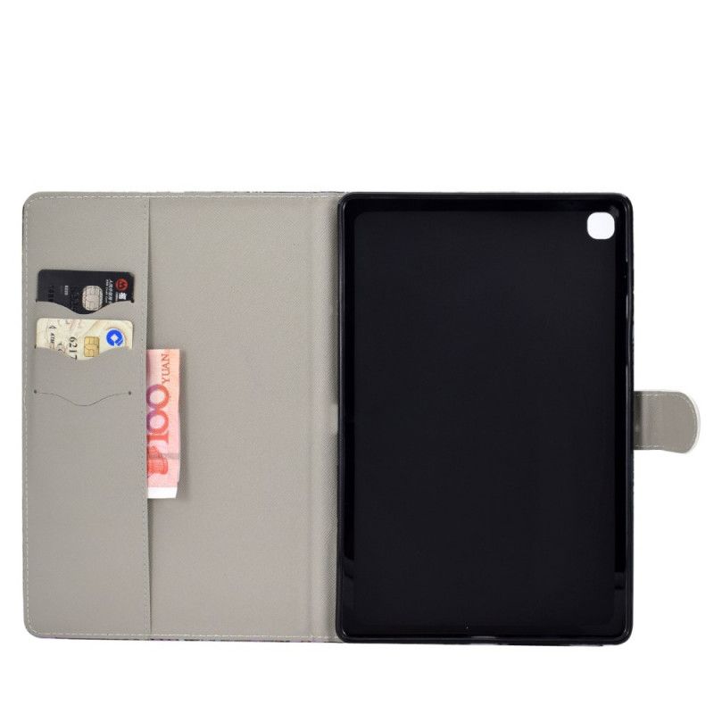 Flip Case Leren Samsung Galaxy Tab A 10.1 (2019) Muziek