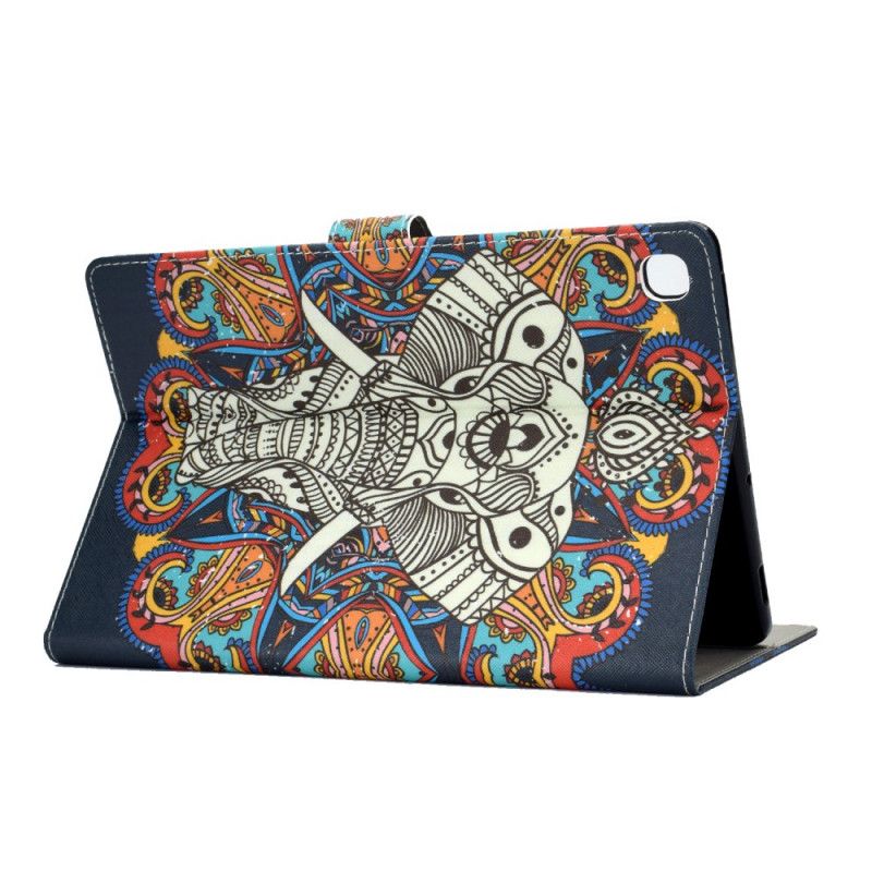 Flip Case Leren Samsung Galaxy Tab A 10.1 (2019) Olifant Art