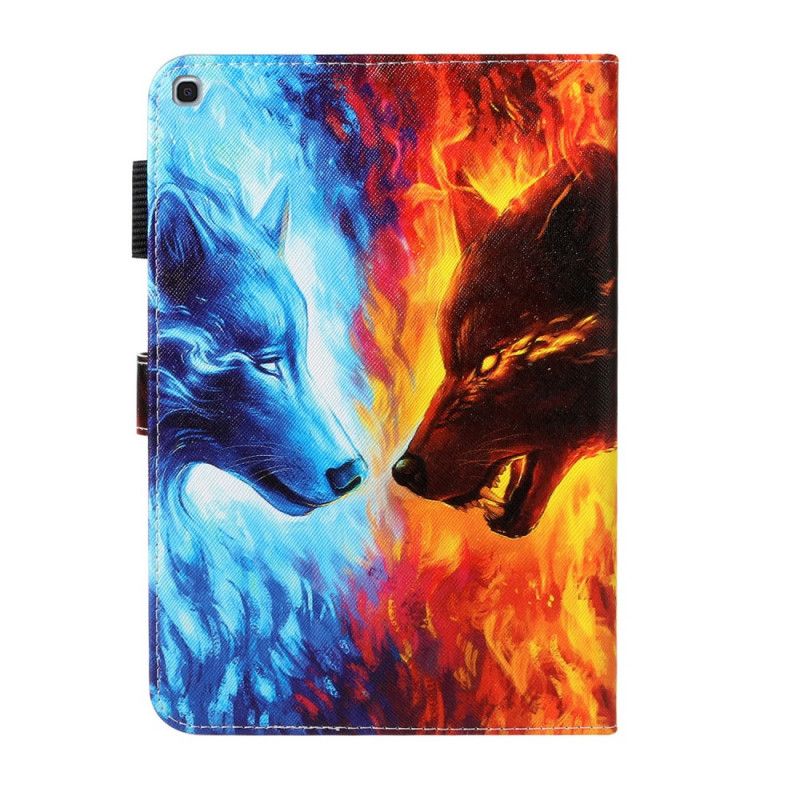 Flip Case Leren Samsung Galaxy Tab A 10.1 (2019) Wolvenoorlog