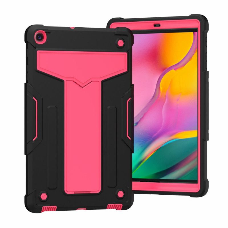 Hoesje Samsung Galaxy Tab A 10.1 (2019) Grijs Zwart Resistente Opvouwbare Steun