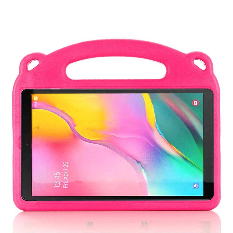 Hoesje Samsung Galaxy Tab A 10.1 (2019) Magenta Zwart Kinderpanda