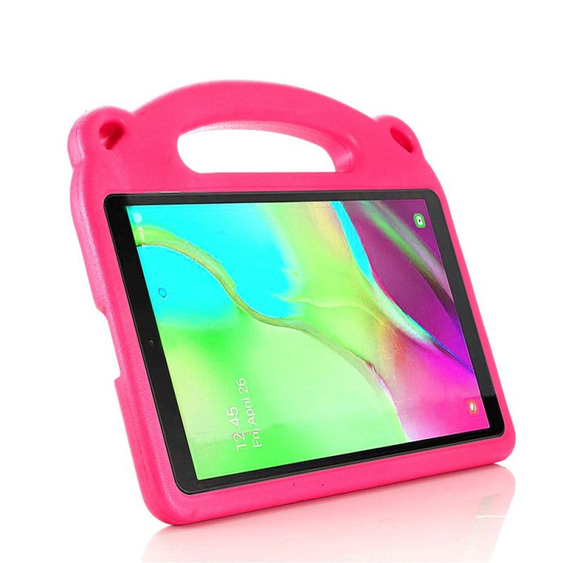 Hoesje Samsung Galaxy Tab A 10.1 (2019) Magenta Zwart Kinderpanda