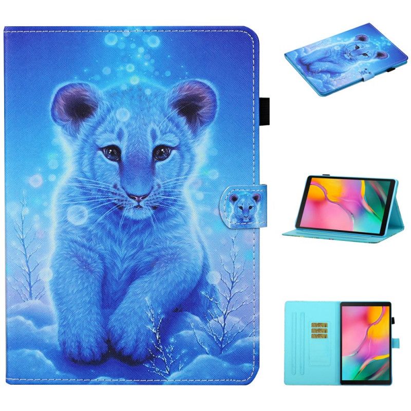 Leren Hoesje Samsung Galaxy Tab A 10.1 (2019) Babytijger