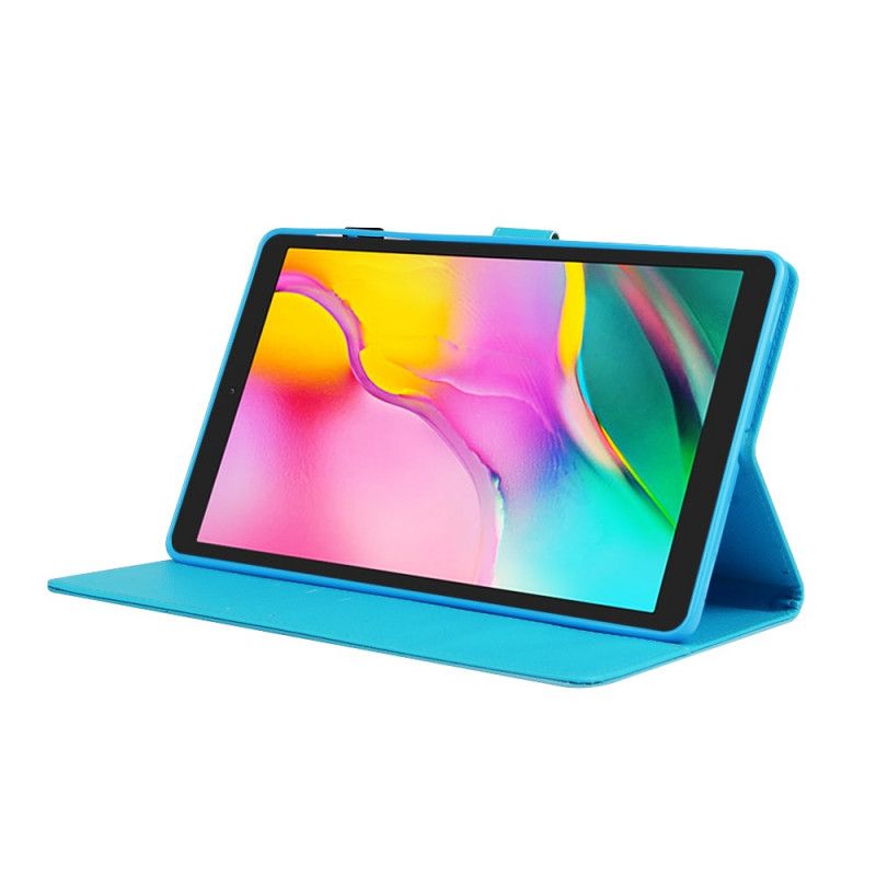 Leren Hoesje Samsung Galaxy Tab A 10.1 (2019) Glimlach