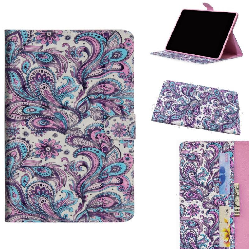 Leren Hoesje Samsung Galaxy Tab A 10.1 (2019) Paisley Patroon