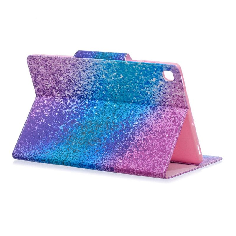 Leren Hoesje Samsung Galaxy Tab A 10.1 (2019) Roze Magenta Enkele Serie