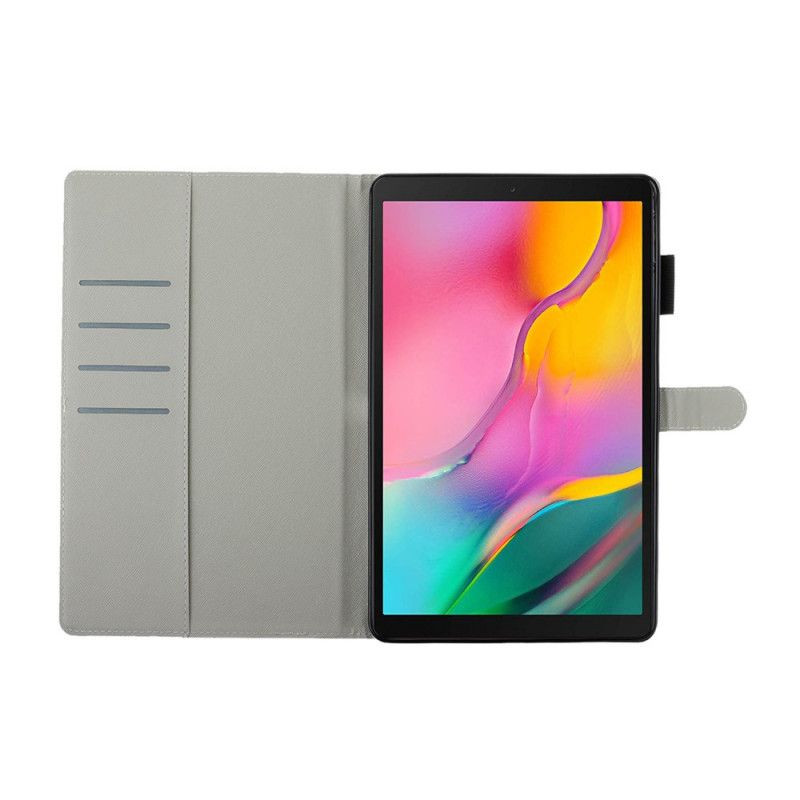 Leren Hoesje voor Samsung Galaxy Tab A 10.1 (2019) Vis