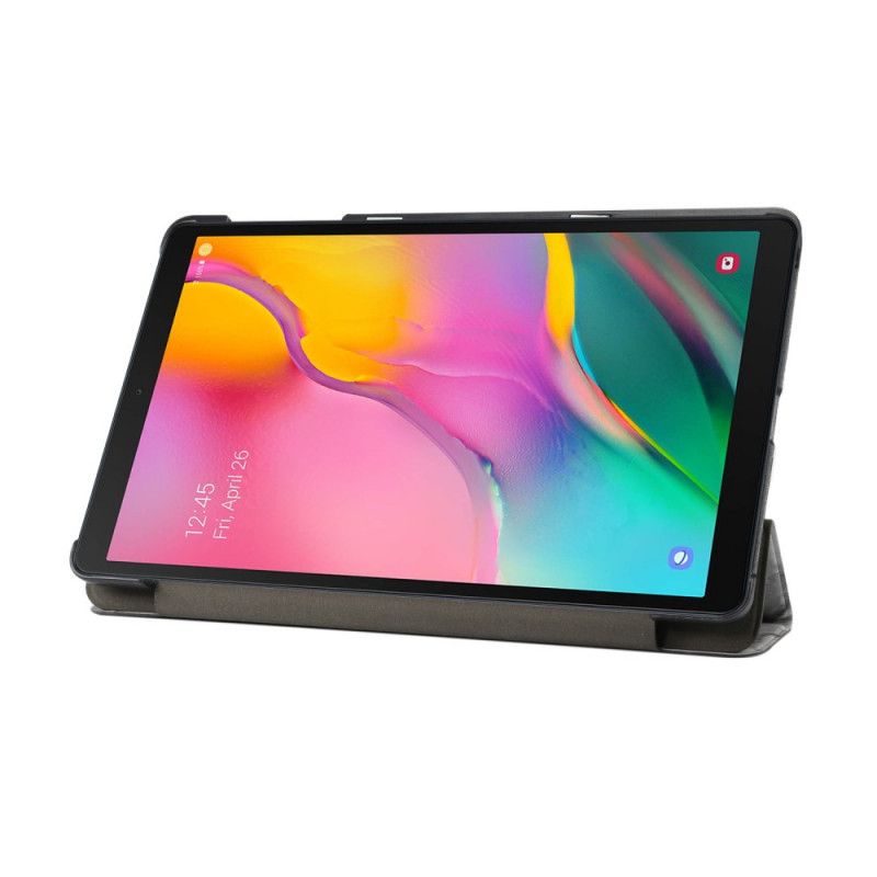 Smart Case Samsung Galaxy Tab A 10.1 (2019) Grijs Wit Marmeren Stijl