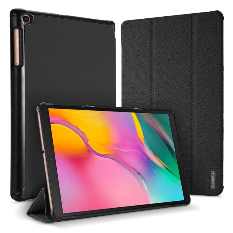 Smart Case Samsung Galaxy Tab A 10.1 (2019) Roze Zwart Domo Serie Dux-Ducis