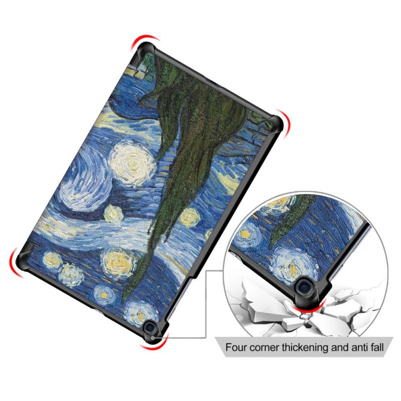 Smartcase Samsung Galaxy Tab A 10.1 (2019) Versterkt Van Gogh