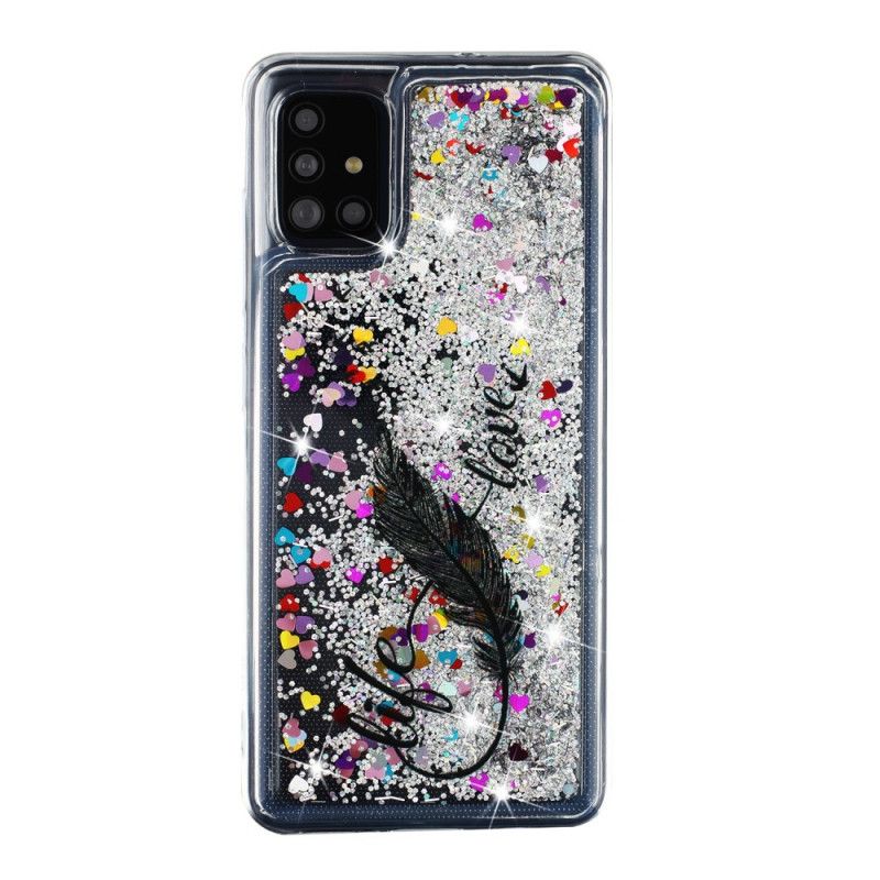 Case Hoesje Samsung Galaxy A52 4G / A52 5G Telefoonhoesje Leven & Liefde Glitter