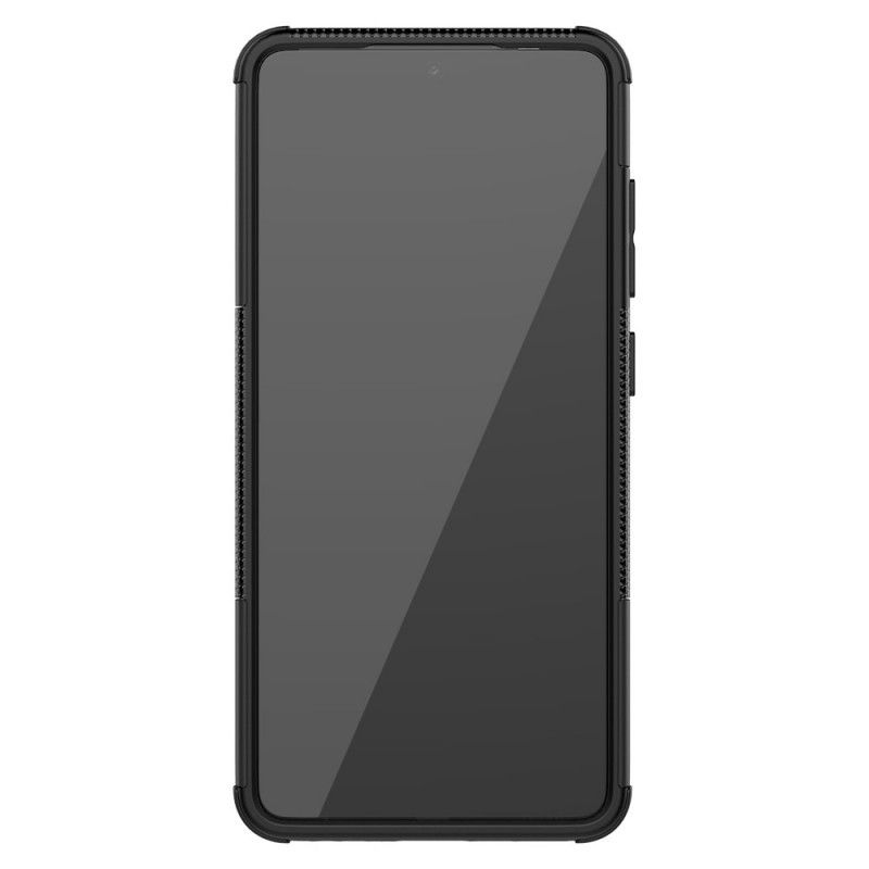 Case Hoesje Samsung Galaxy A52 4G / A52 5G Wit Zwart Telefoonhoesje Ultrabestendige Premium