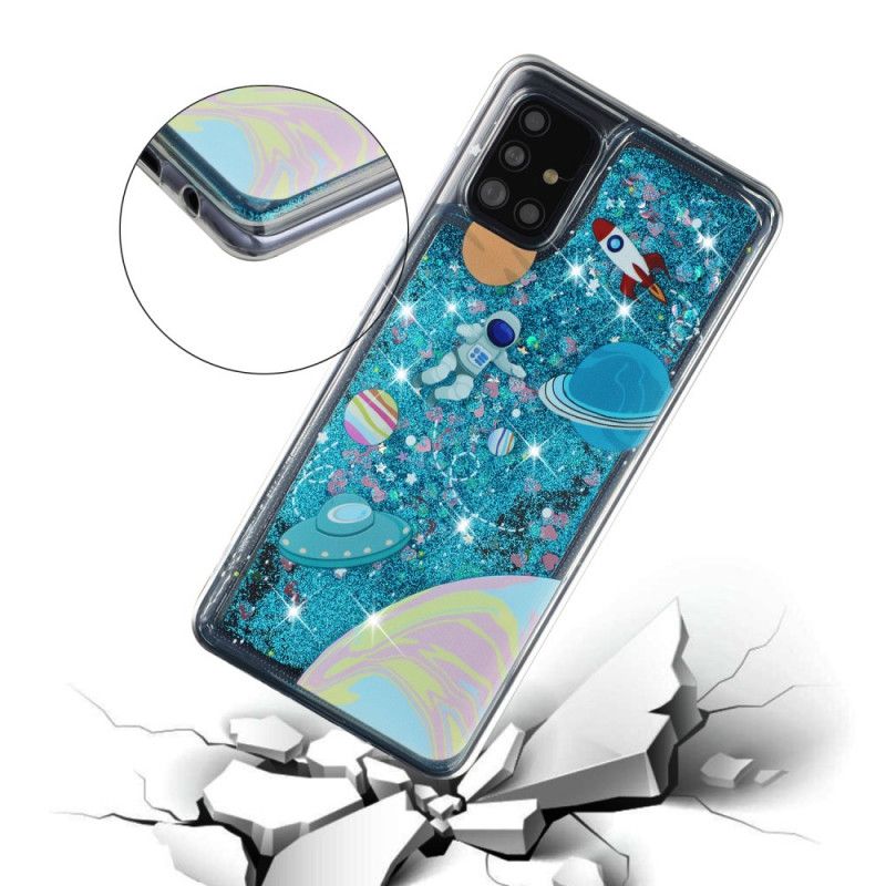 Hoesje Samsung Galaxy A52 4G / A52 5G Glitterruimte