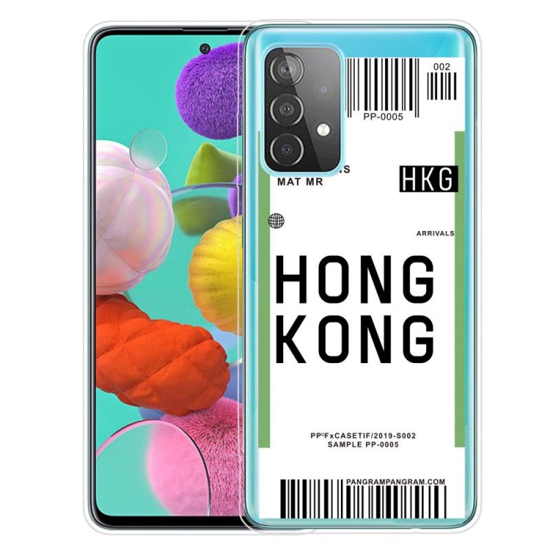 Hoesje Samsung Galaxy A52 4G / A52 5G Instapkaart Naar Hong Kong