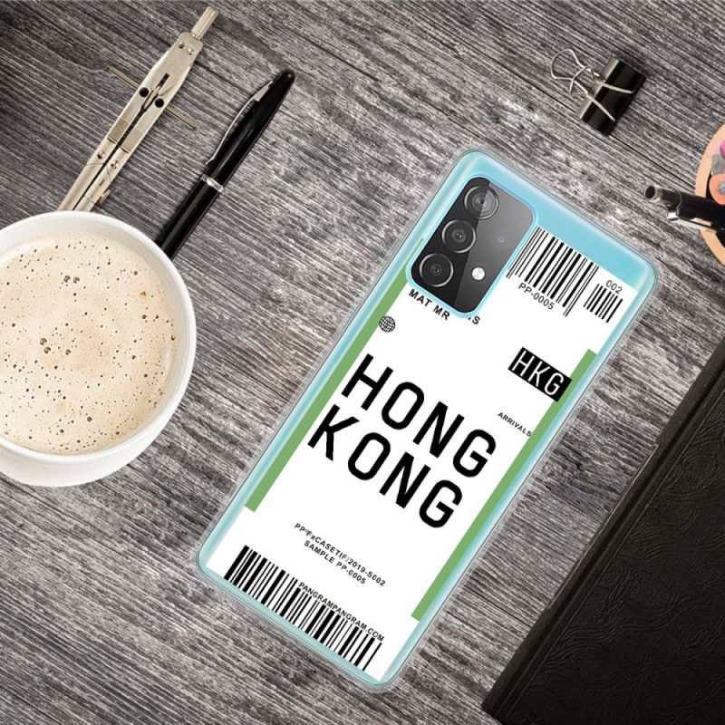 Hoesje Samsung Galaxy A52 4G / A52 5G Instapkaart Naar Hong Kong