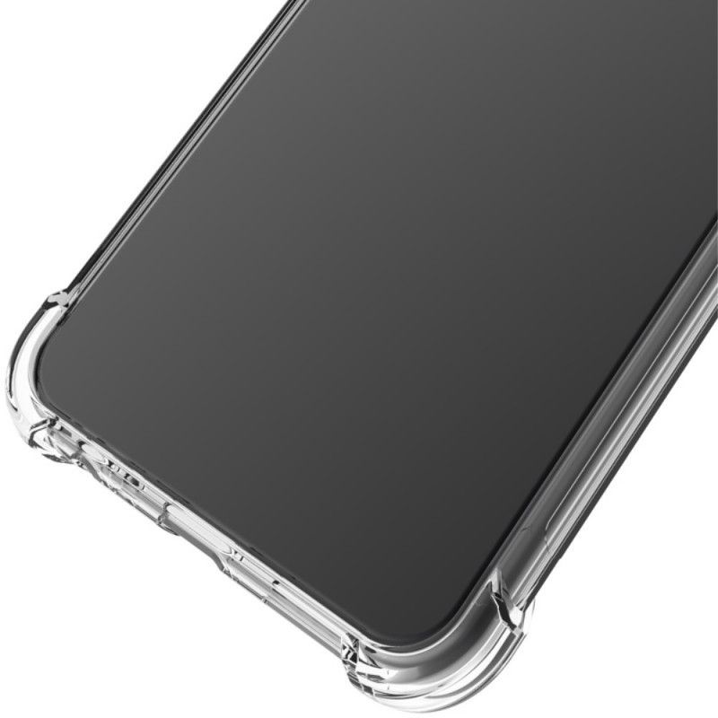 Hoesje Samsung Galaxy A52 4G / A52 5G Transparant Grijs Imak Zijdeachtig