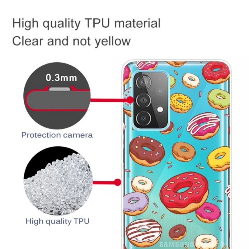 Hoesje voor Samsung Galaxy A52 4G / A52 5G Hou Van Donuts