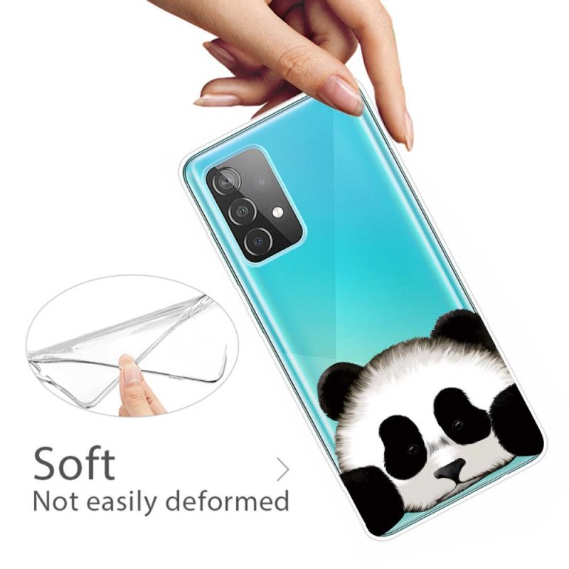 Hoesje voor Samsung Galaxy A52 4G / A52 5G Transparante Panda