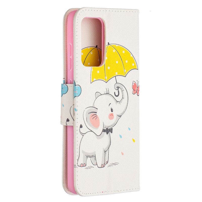 Leren Hoesje voor Samsung Galaxy A52 4G / A52 5G Babyolifant