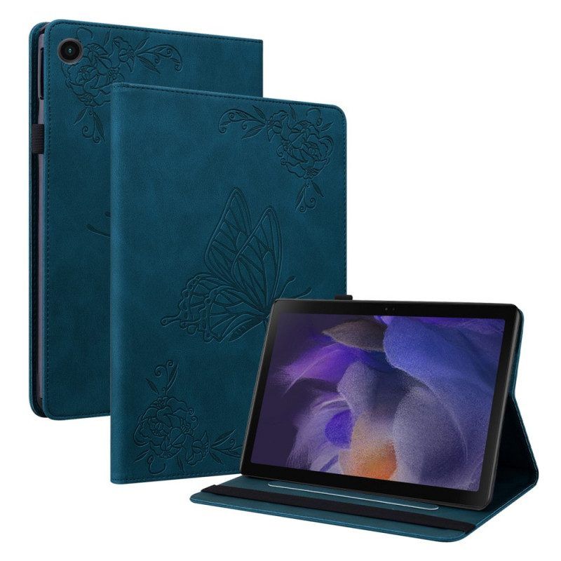 Cover voor Samsung Galaxy Tab A8 (2021) Vlinders Gedrukt Patroon