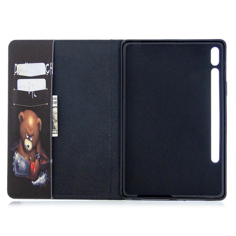 Cover voor Samsung Galaxy Tab S8 / Tab S7 Gevaarlijke Beer