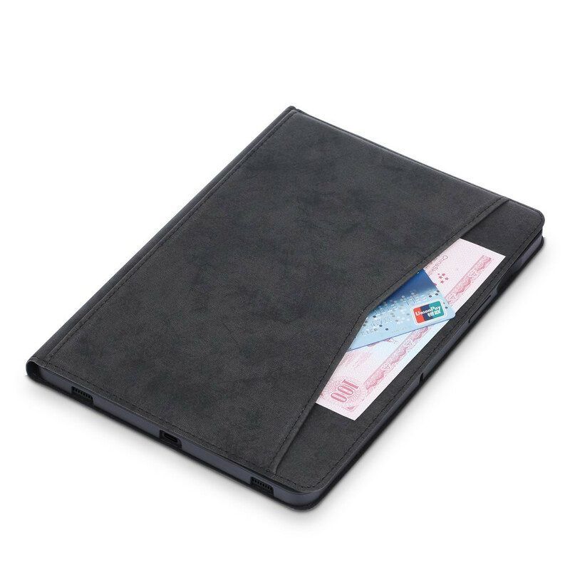 Cover voor Samsung Galaxy Tab S8 / Tab S7 Zakelijk Leereffect