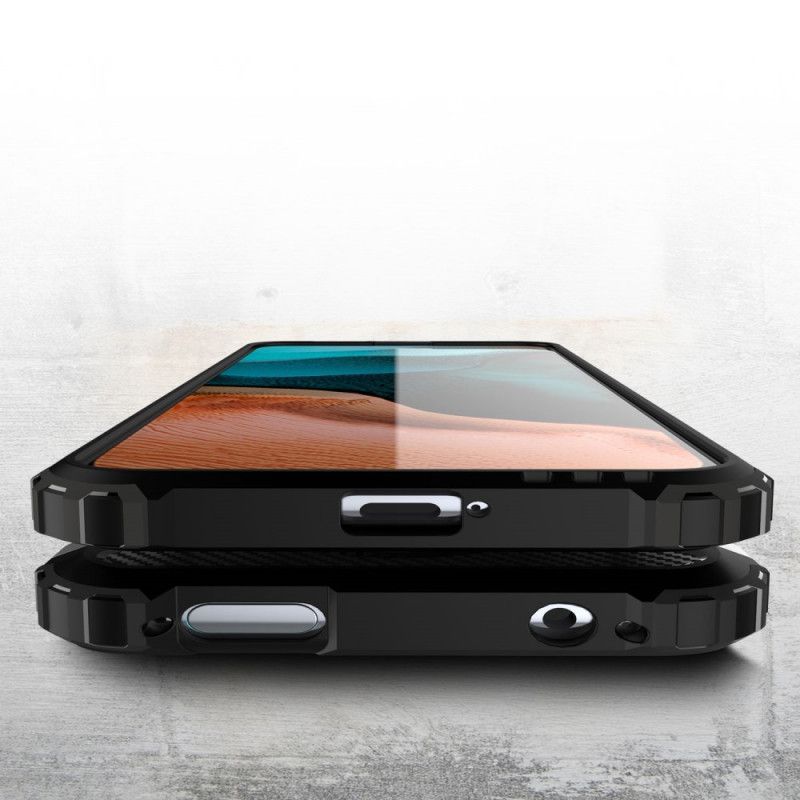 Hoesje Xiaomi Poco F2 Pro Rood Zwart Overlevende