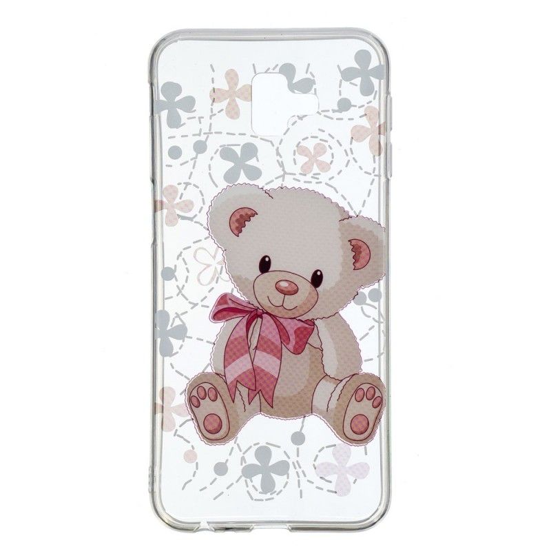 Hoesje voor Samsung Galaxy J6 Plus Schattige Teddybeer