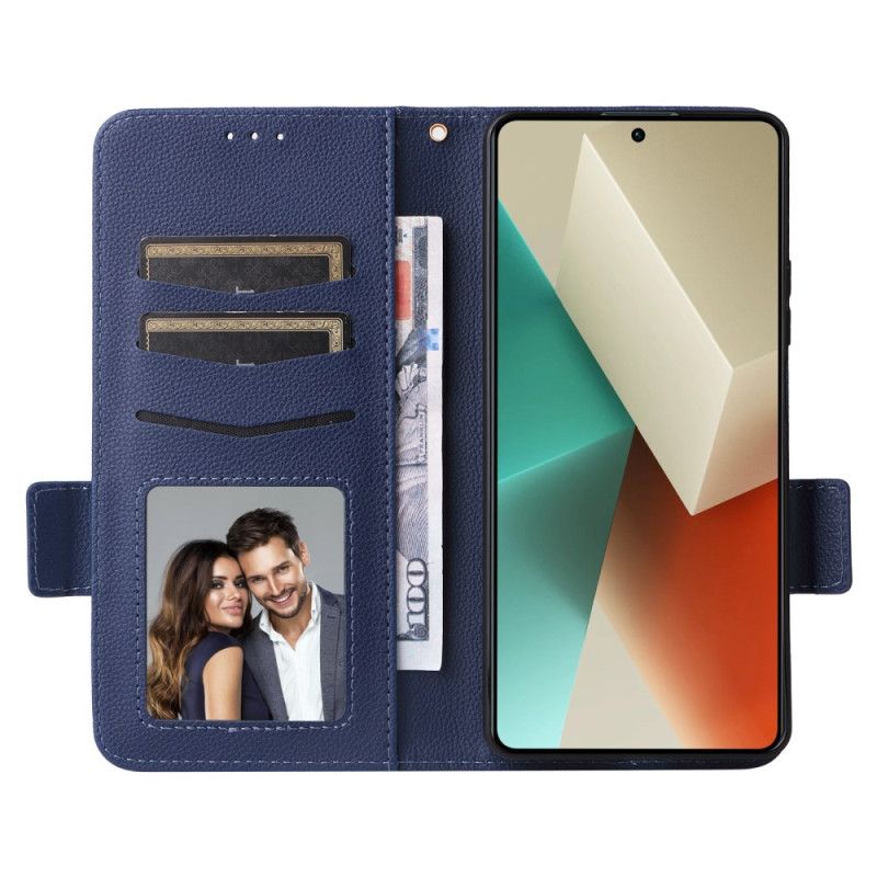 Bescherming Hoesje Xiaomi Redmi Note 13 5g Met Portemonnee Met Riempje